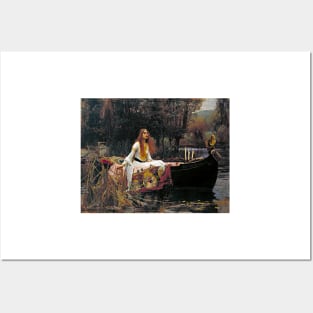 The Lady of Shalott John William Waterhouse Art Print 1888 Pre-Raphaelite Posters and Art